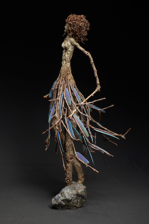 Stepping Into Destiny 20x9x7 $2000 at Hunter Wolff Gallery